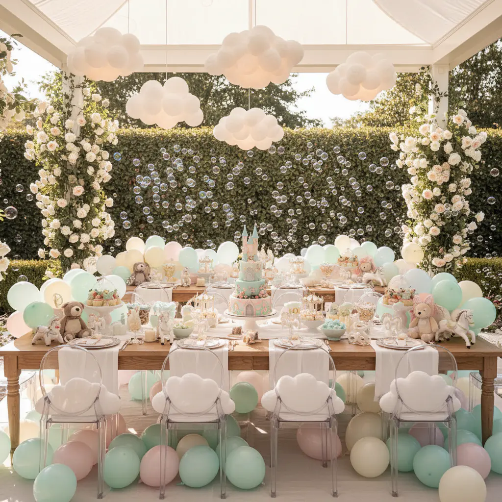Deluxe kids party setup