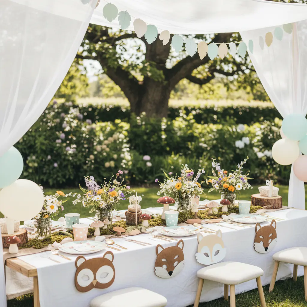 Themed kids tablescape